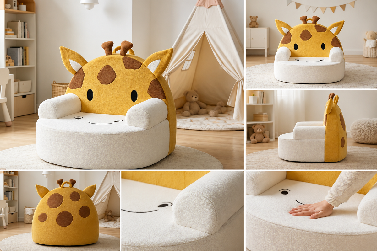 giraffe kinderfauteuil