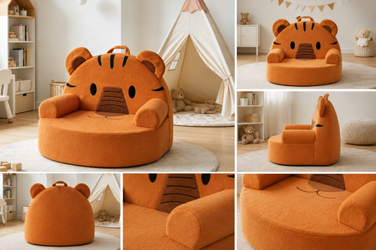 tijger kinderfauteuil